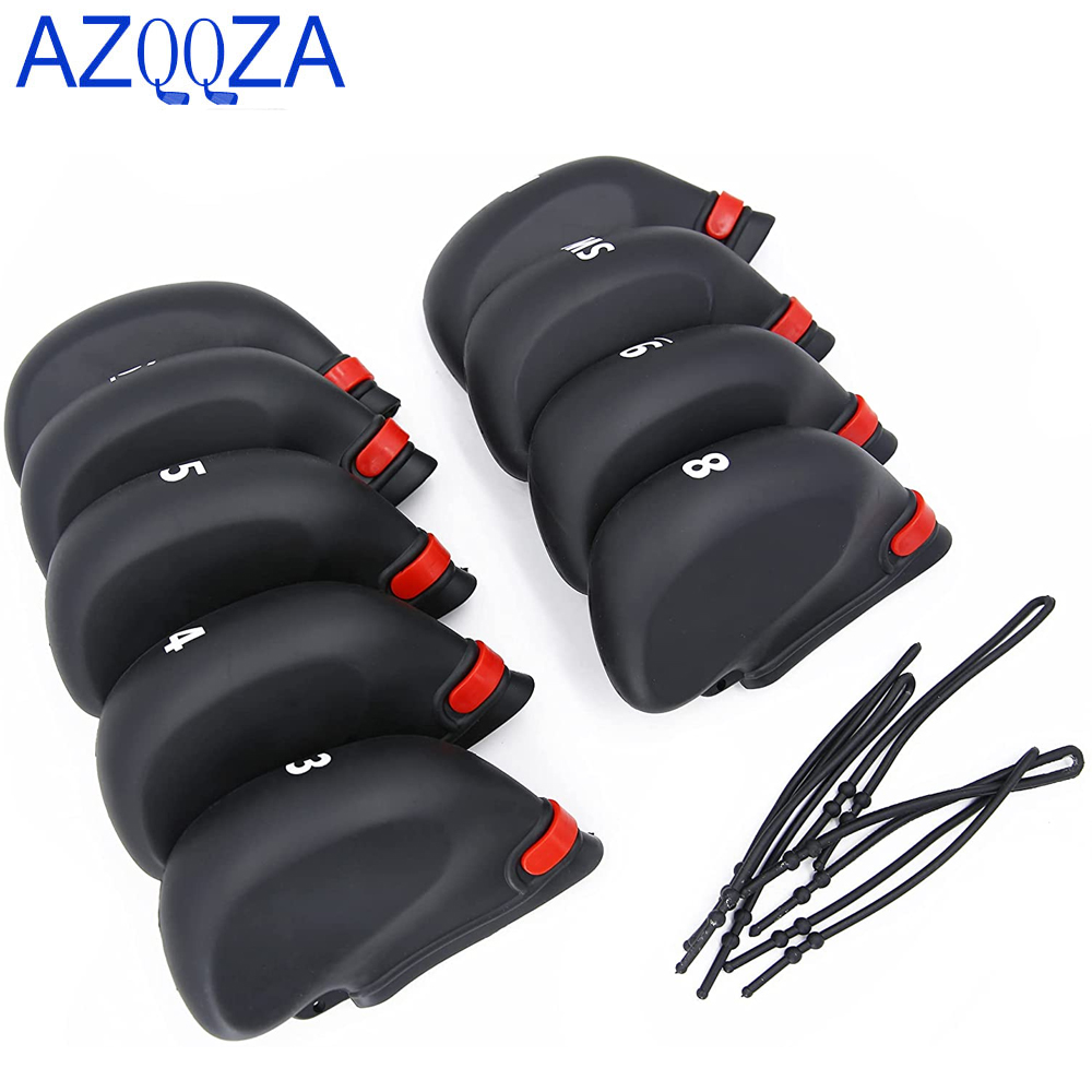 Golf Club Iron Set - 9 pçs/set preto clube de golfe