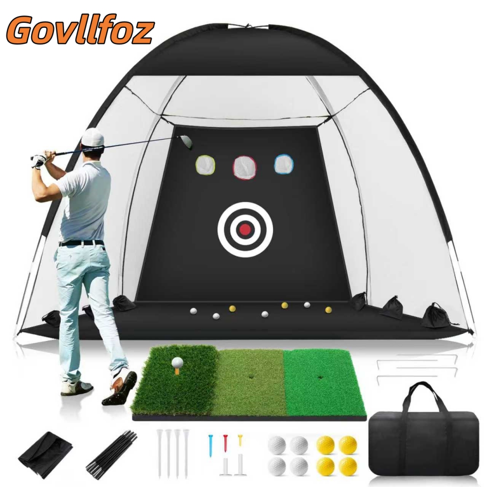 Practice Net Hitting - Rede de Prática Profissional de Golfe,