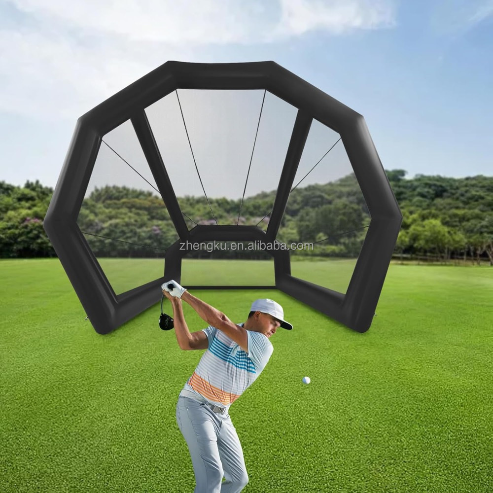 Rede inflável da gaiola da red - Practice Net Hitting avaliação e preço