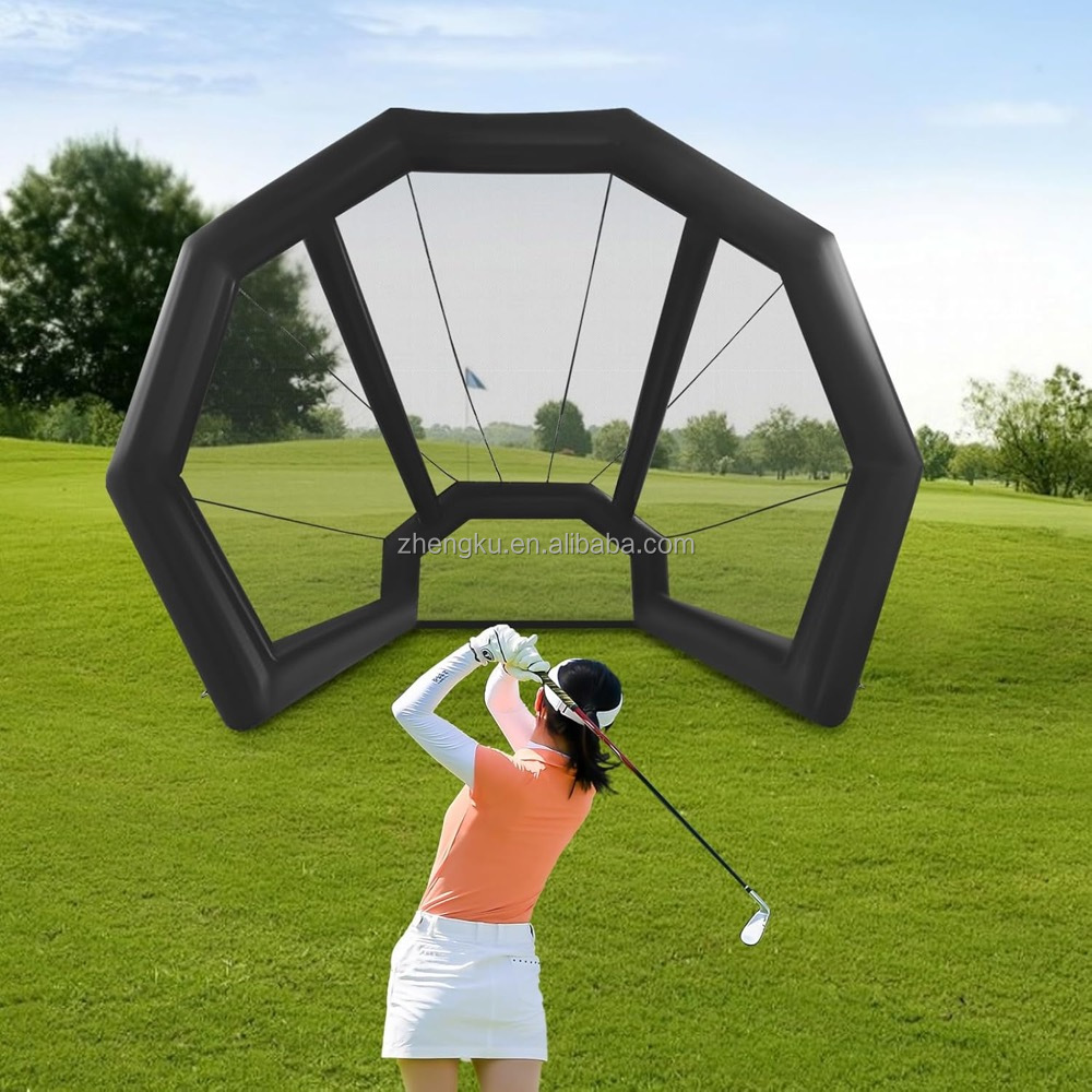 Rede inflável da gaiola da red - Practice Net Hitting avaliação e preço